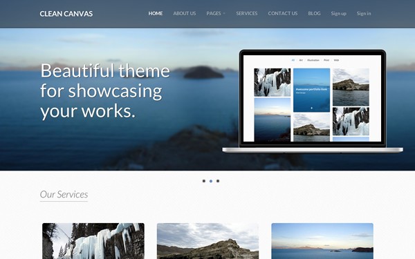 Clean Canvas Responsive Theme